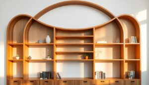 Eleganz und Funktion: Das Rundbogenregal