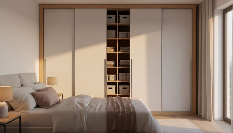 Schiebetuerenschrank [Bildinhalt mit KI erstellt]