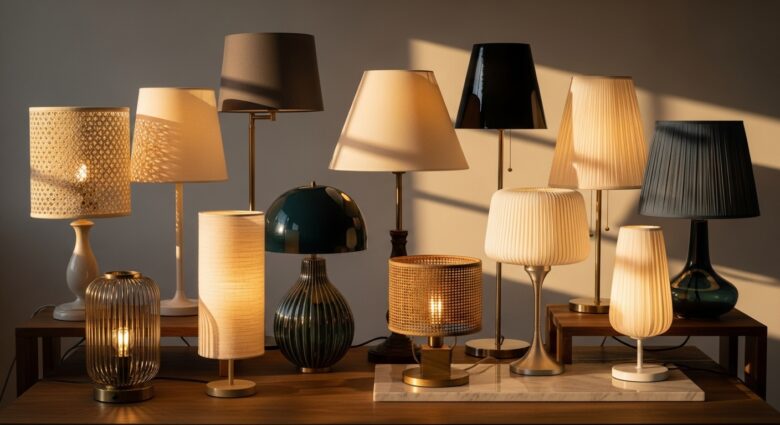 Schirmlampen [Bildinhalt mit KI erstellt]