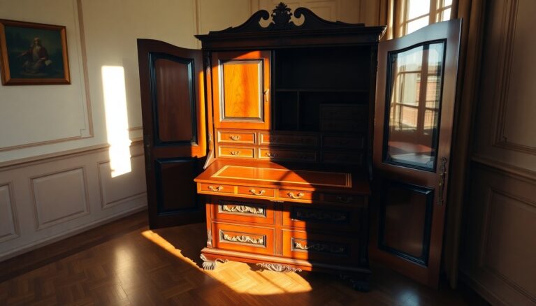 Secretaire en armoire [Bildinhalt mit KI erstellt]