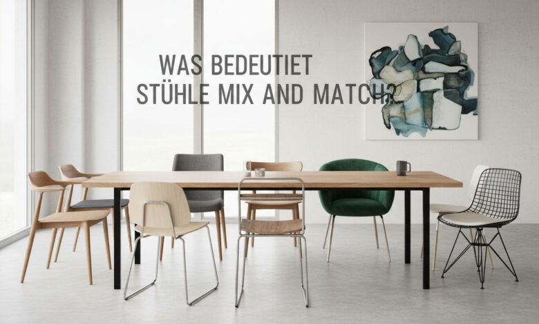 Stühle Mix and Match