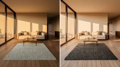 Teppich heller oder dunkler als die Couch