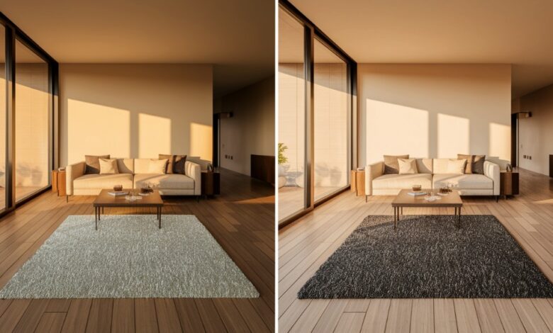 Teppich heller oder dunkler als die Couch