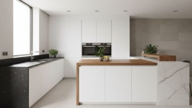 Weiße Küche: Welche Arbeitsplatte passt am besten?