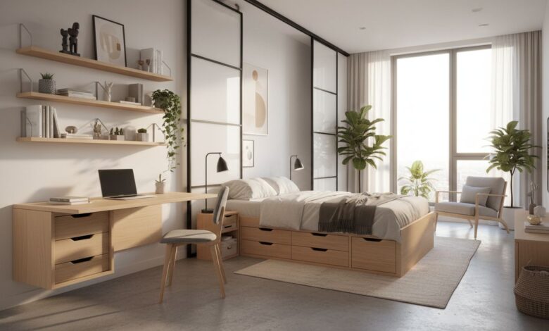 platzsparende Ideen fuer kleine Wohnungen