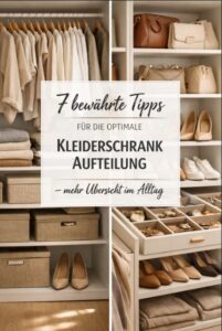 7 bewaehrte Tipps fuer die optimale Kleiderschrank Aufteilung