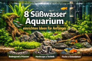 8 Süßwasser Aquarium einrichten Ideen für Anfänger