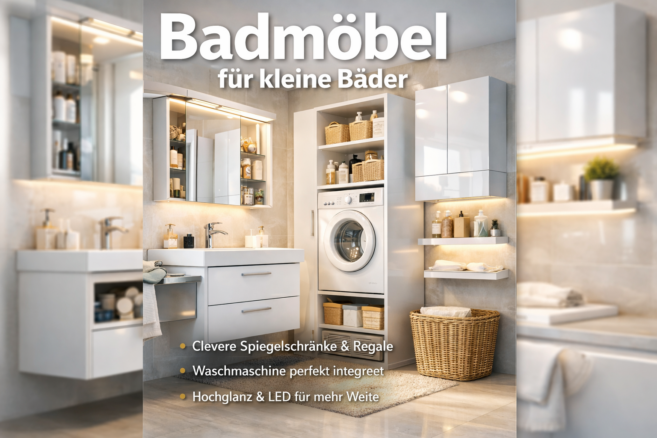Badmöbel für kleine Bäder - Die besten Tipps
