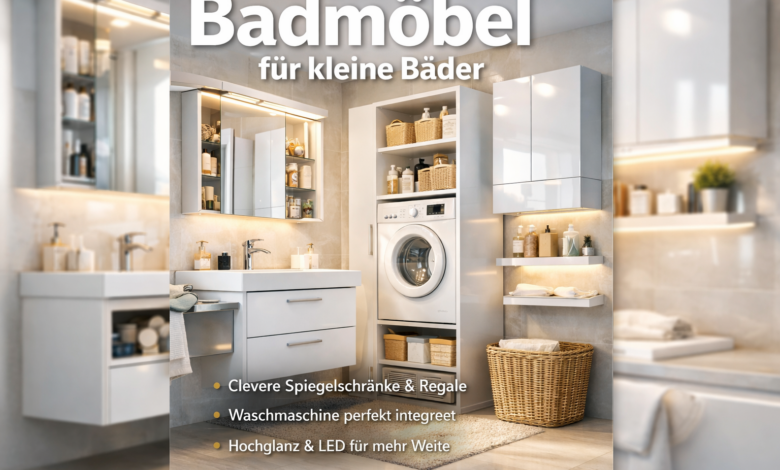 Badmöbel für kleine Bäder - Die besten Tipps