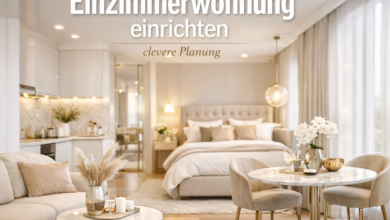 Einzimmerwohnung einrichten: clevere Planung