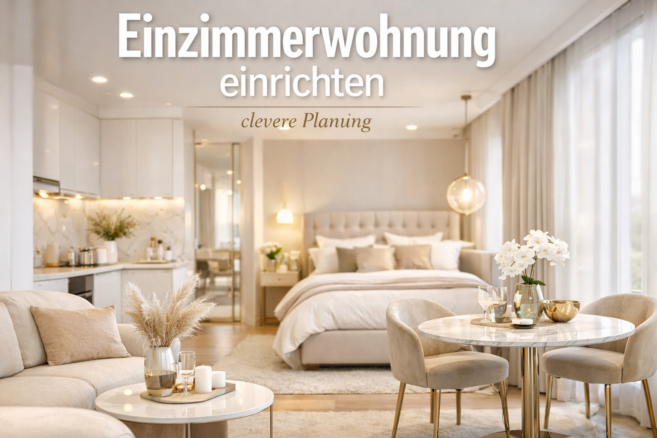 Einzimmerwohnung einrichten: clevere Planung