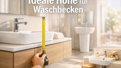 Welche Höhe ist ideal fürs Waschbecken?