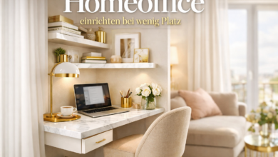 Homeoffice einrichten bei wenig Platz