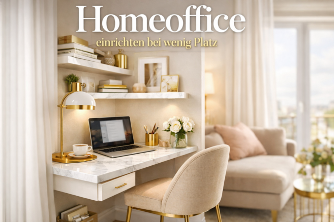 Homeoffice einrichten bei wenig Platz