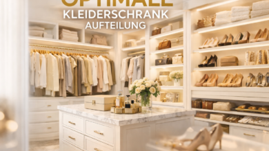 Optimale Kleiderschrank Aufteilung - Ideen und Tipps