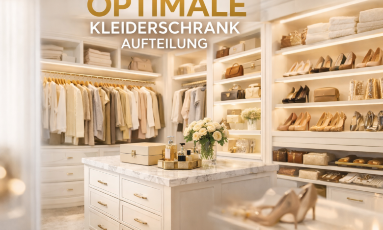 Optimale Kleiderschrank Aufteilung - Ideen und Tipps