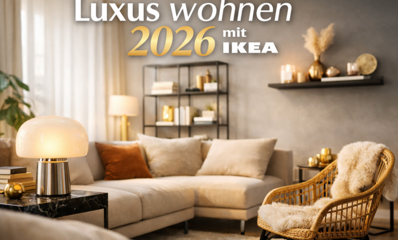 Luxus Wohnen 2026 mit IKEA Produkten