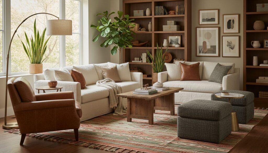 Moebel in Gruppen anordnen und Naehe schaffen