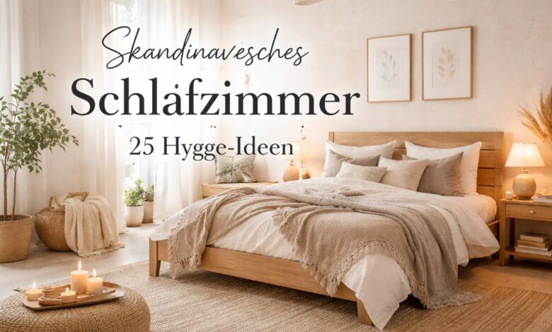 Skandinavisches Schlafzimmer 25 Ideen fuer Hygge pur