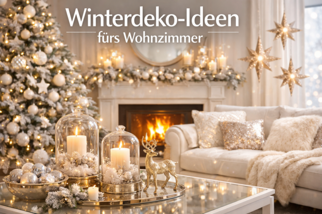6 ästhetische Winterdeko-Ideen fürs Wohnzimmer