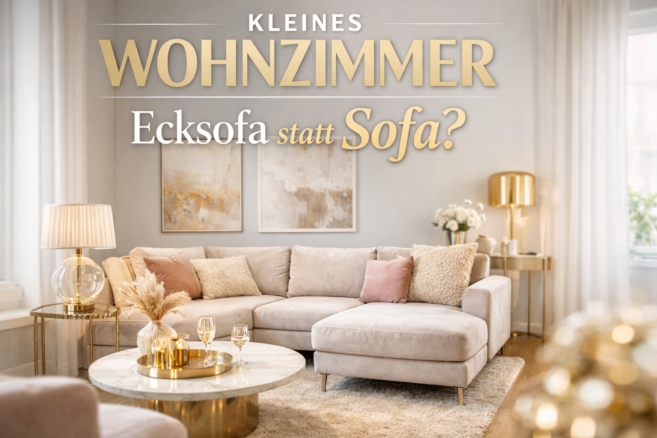 Ecksofa statt Sofa