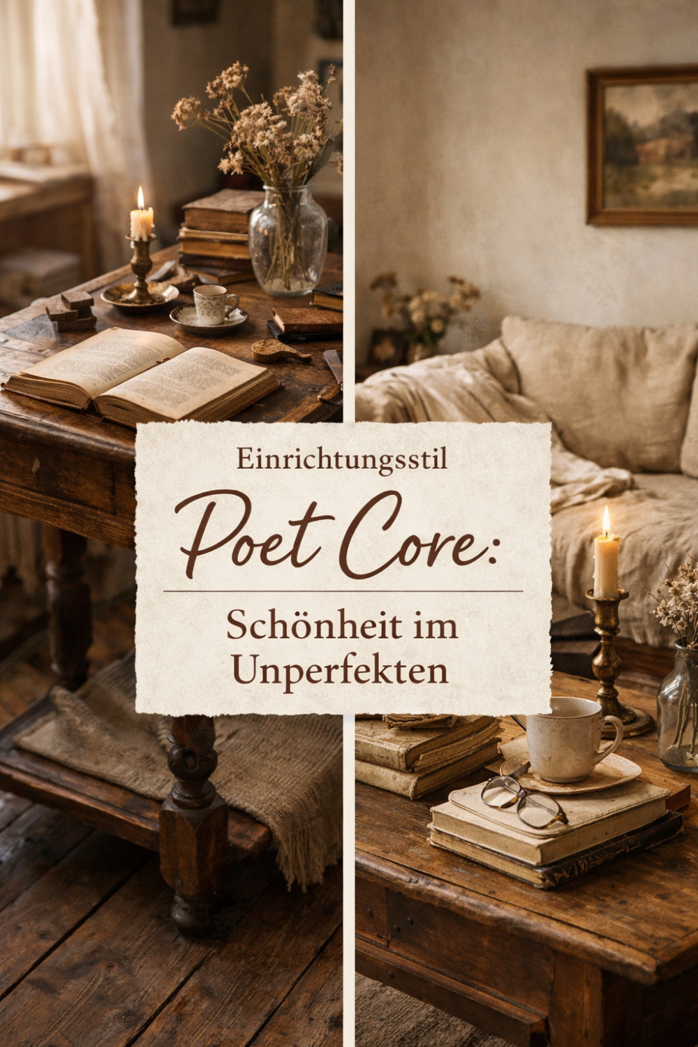 Einrichtungsstil Poet Core: Schönheit im Unperfekten