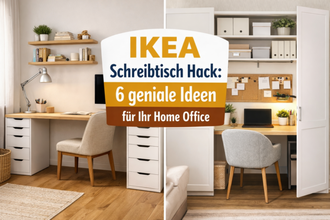 IKEA Schreibtisch Hack - 6 geniale Ideen für Ihr Home Office 1