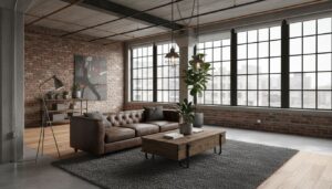 Industrial Style Wohnzimmer: So gelingt der trendige Loft-Look