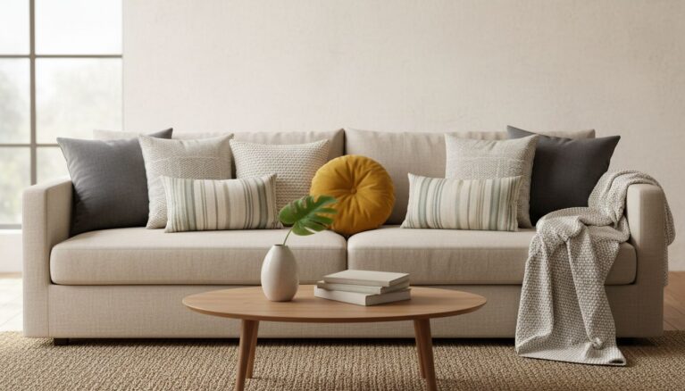 Couch Kissen dekorieren: 6 Profi-Tipps für Dein Wohnzimmer