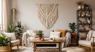 Makramee Wandbehang: Boho-Style für dein Wohnzimmer