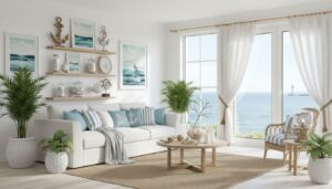 Maritime Deko Wohnzimmer: Ideen für Urlaubsfeeling