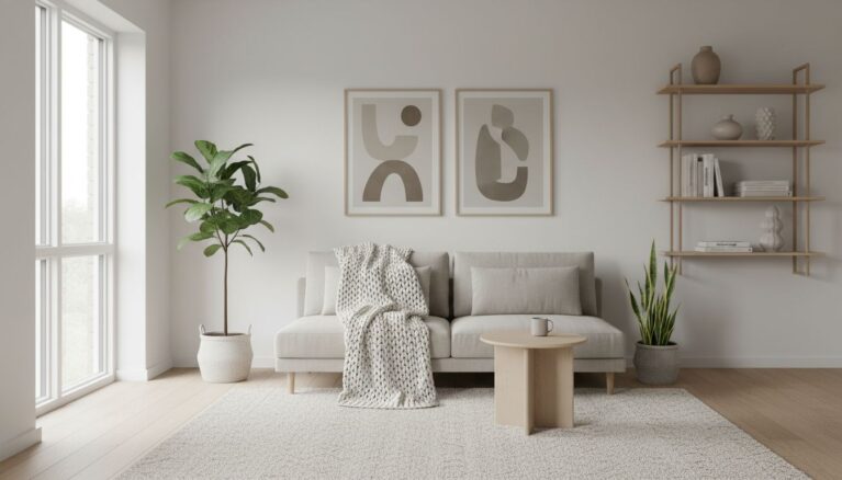 Skandinavisches Wohnzimmer: Hygge & Minimalismus pur