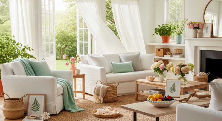 Sommerdeko Wohnzimmer: 6 frische Ideen für dein Zuhause