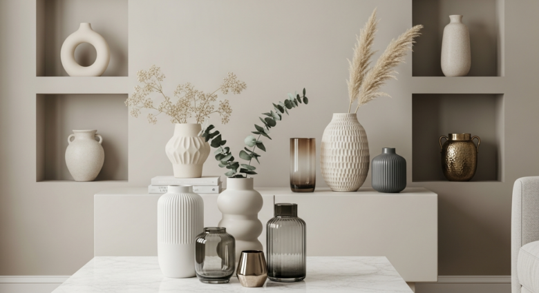 Stilvolle Vasen Deko: Tipps für ein modernes Wohnzimmer