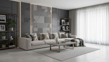 Wandgestaltung Grau Wohnzimmer: Edle Ideen & Tipps