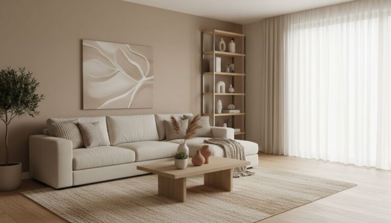Wohnzimmer Beige dekorieren: Tipps für modernes Flair