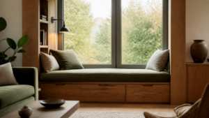 Sitzfenster planen: Ideen mit Ausblick [Bildinhalt mit KI erstellt]